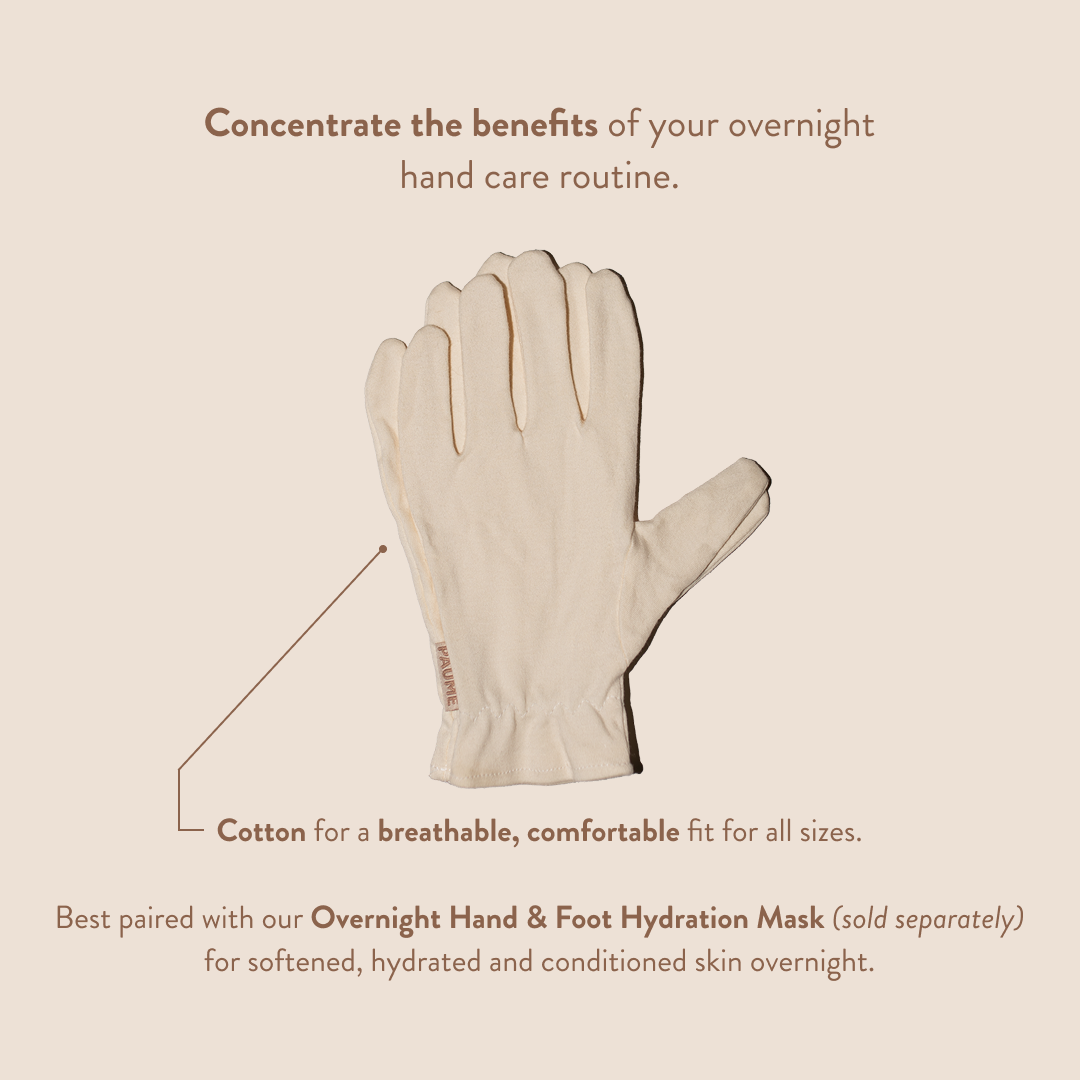 Organic Cotton Overnight Gloves