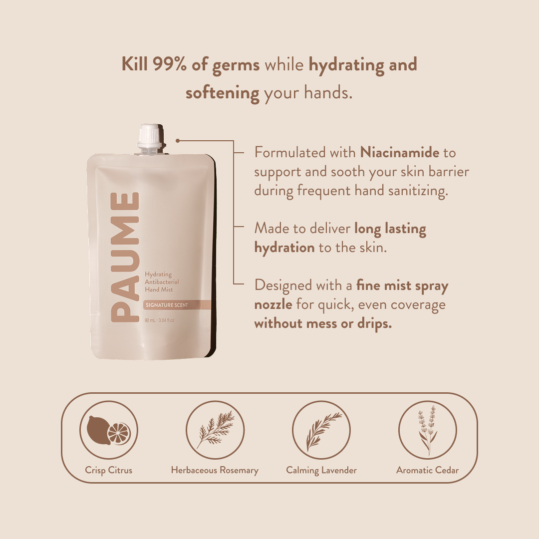 Hydrating Antibacterial Hand Mist Refill Bag